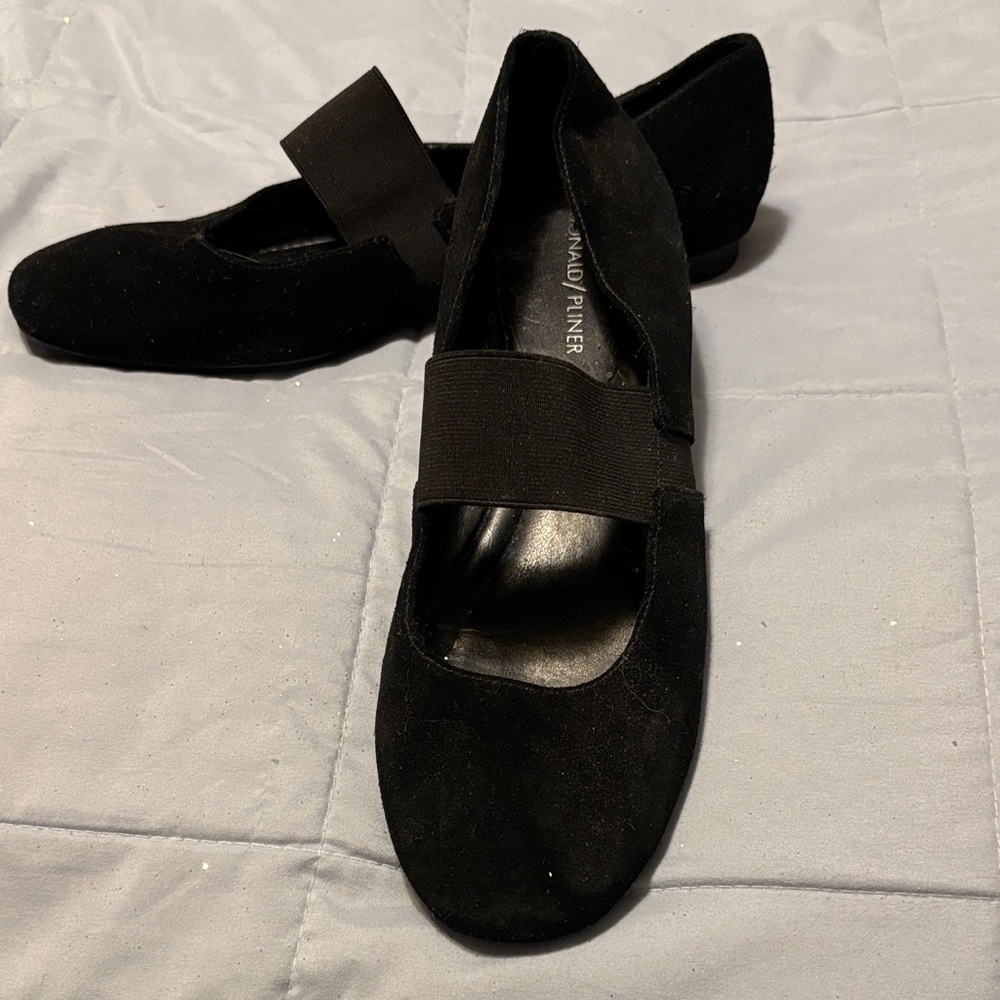 Donald J. Pliner Black Suede Shoes
